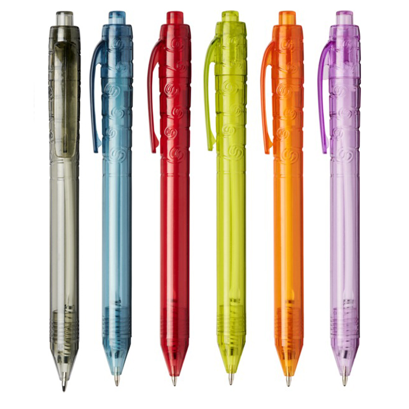 6 stylos recyclés personnalisables