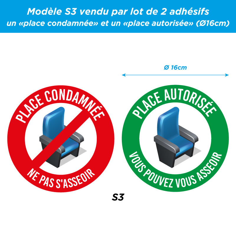 adhésifs de prévention anti covid-19 